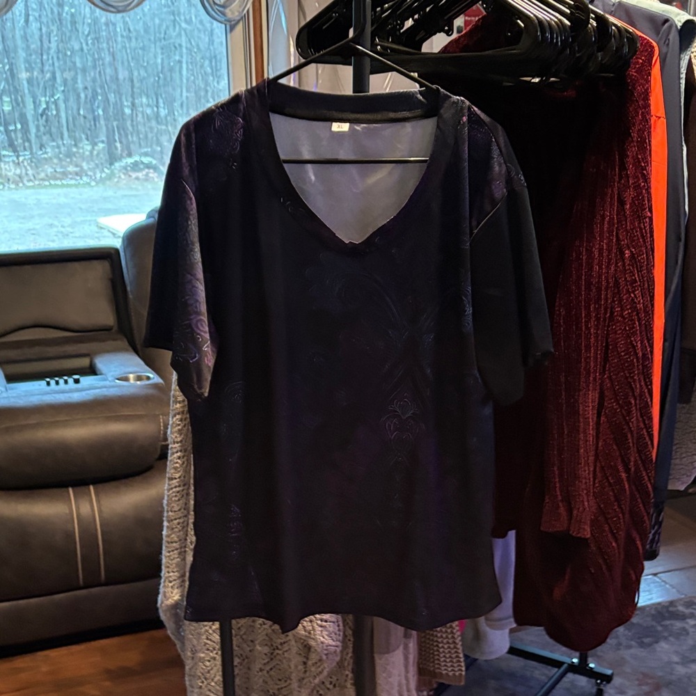 Elegant Black Women's Top